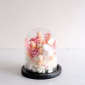 Petal Veil (Preserved/ Dried Flower Dome Arrangement)