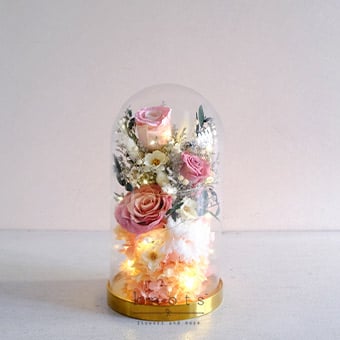 Rosaline (Preserved Flower Dome Arrangement)