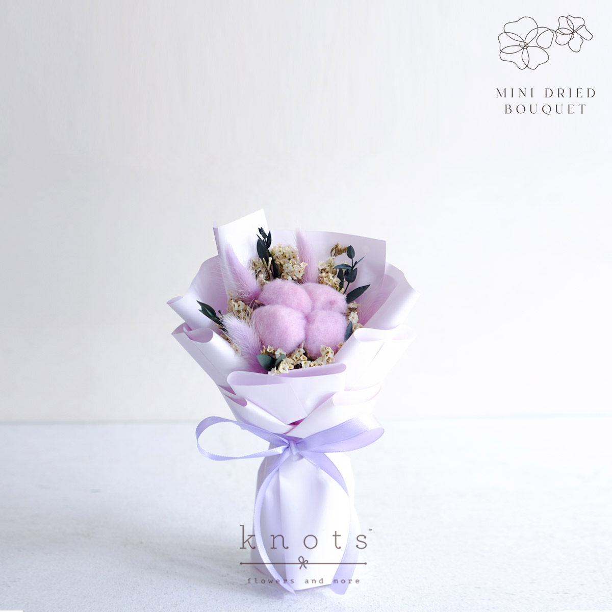 Lilac Lover (Mini Dried Flower Bouquet)