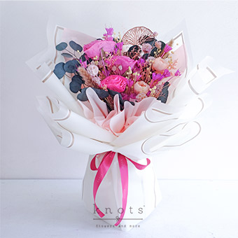 Pink Poise (Preserved and Dried Bouquet)