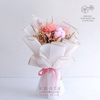 Pink Cotton Dream (Dried Bouquet)