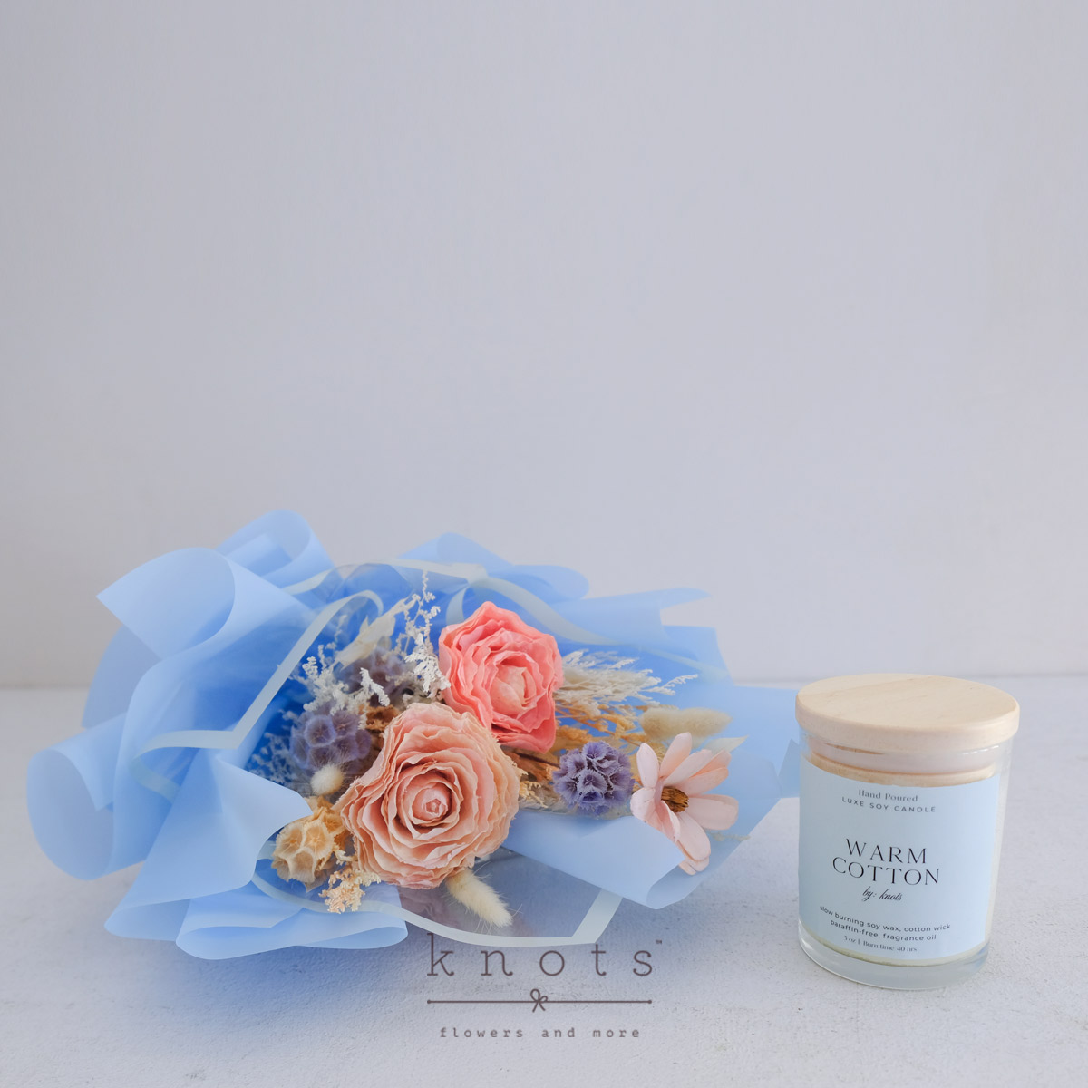 Fleeting Floral (Dried Bouquet with Candle)