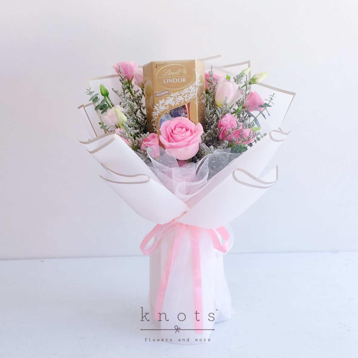 Blushing Sweetness (Pink Ecuadorian Rose and Chocolate)