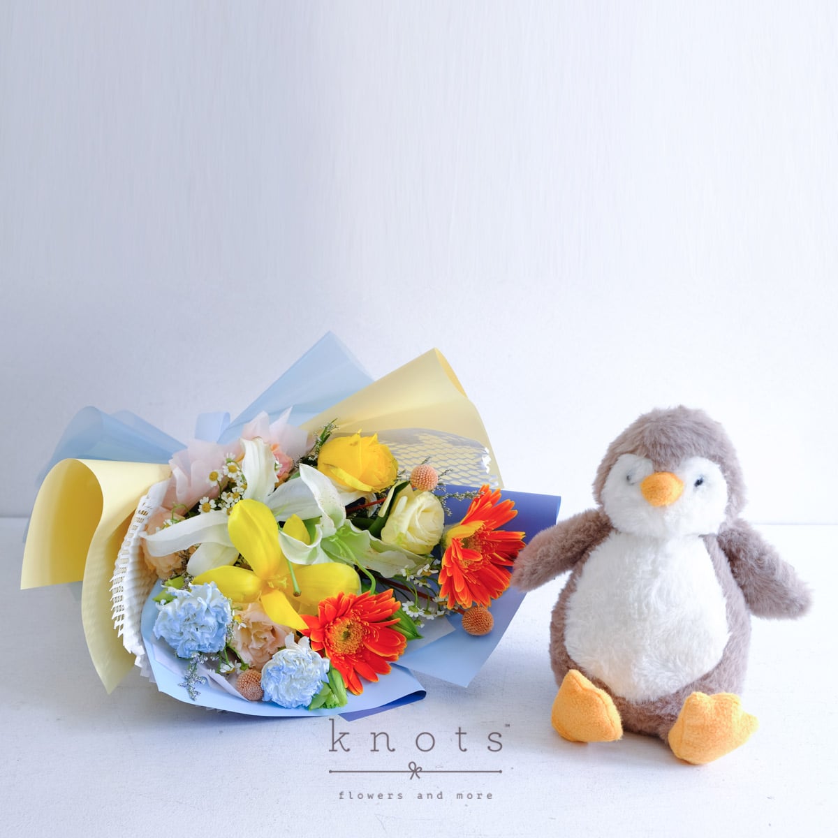 Petal & Plush (Mixed Flowers and Cuddly)