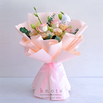 Two-toned Pink Roses Bouquet