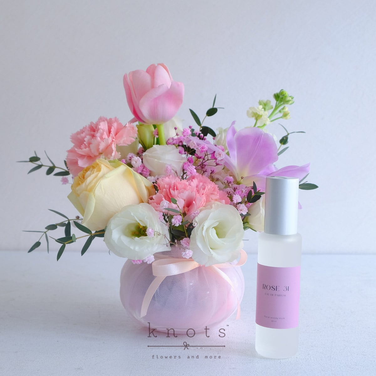 Fragrant Florals (Mixed Flowers Arrangement with Perfume)