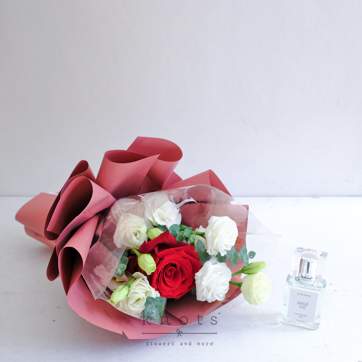 The Timeless Romance (Red Ecuadorian Rose Bouquet with Perfume)