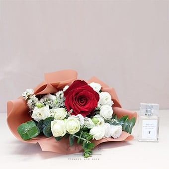 Angeli (Red Rose Bouquet with Perfume)
