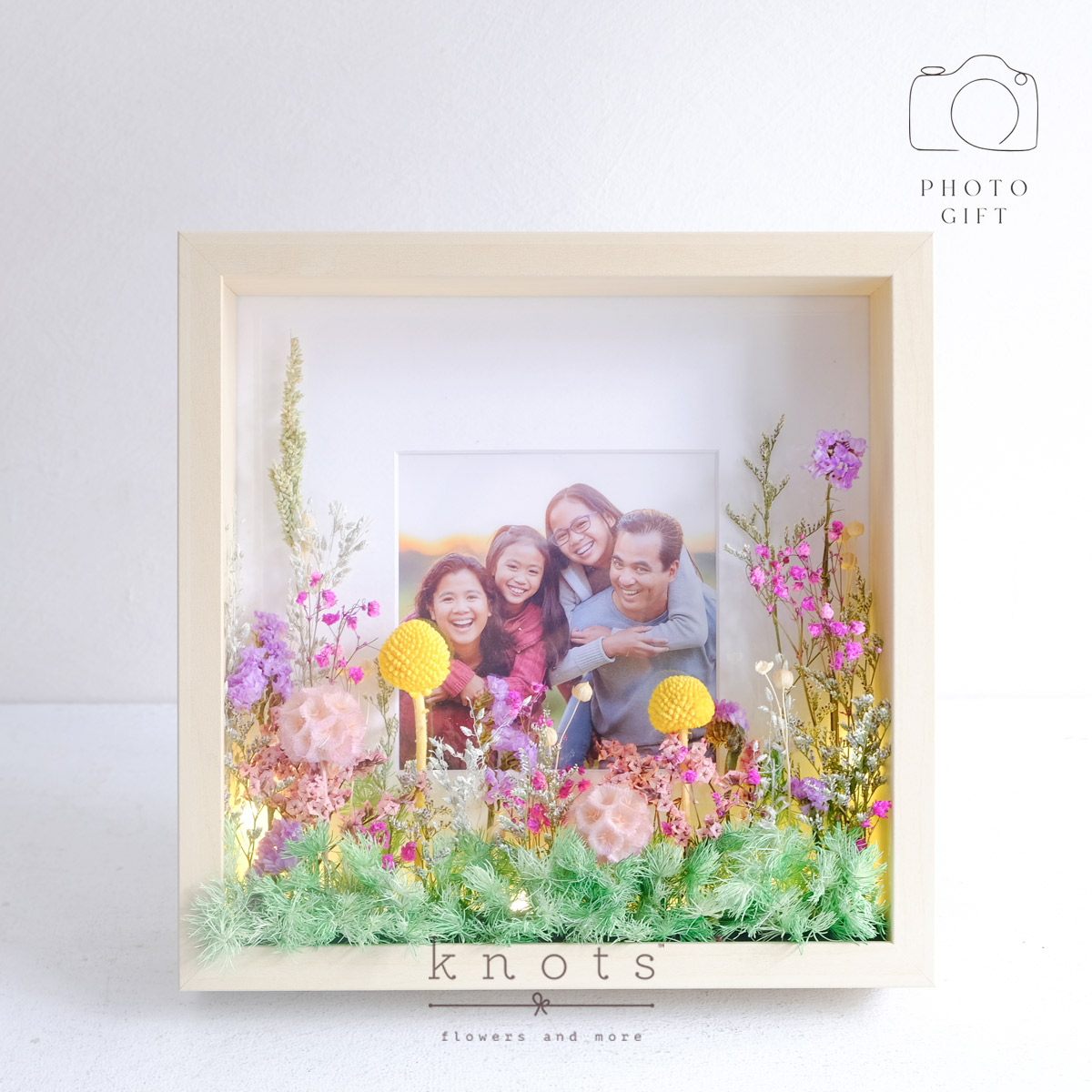 Still Grace (Dried Flowers and Photo Gift)