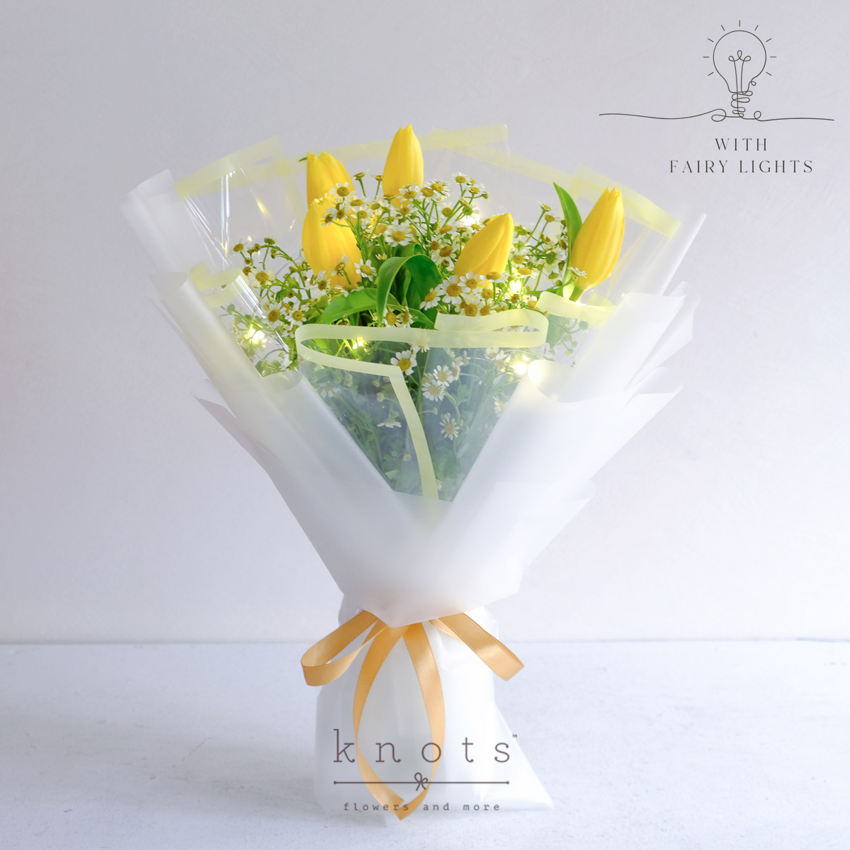Everglow (Yellow Tulips w/ Fairy Lights)