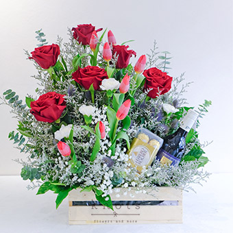 Unchained Melody (Flowers with Wine & Chocolates)