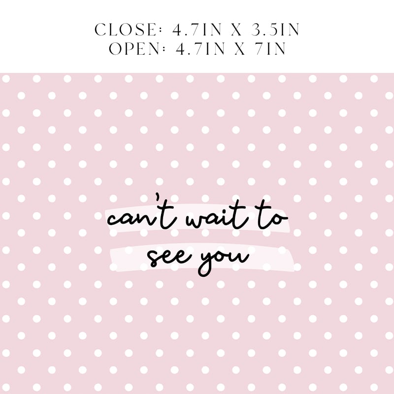 Can't Wait To See You Card