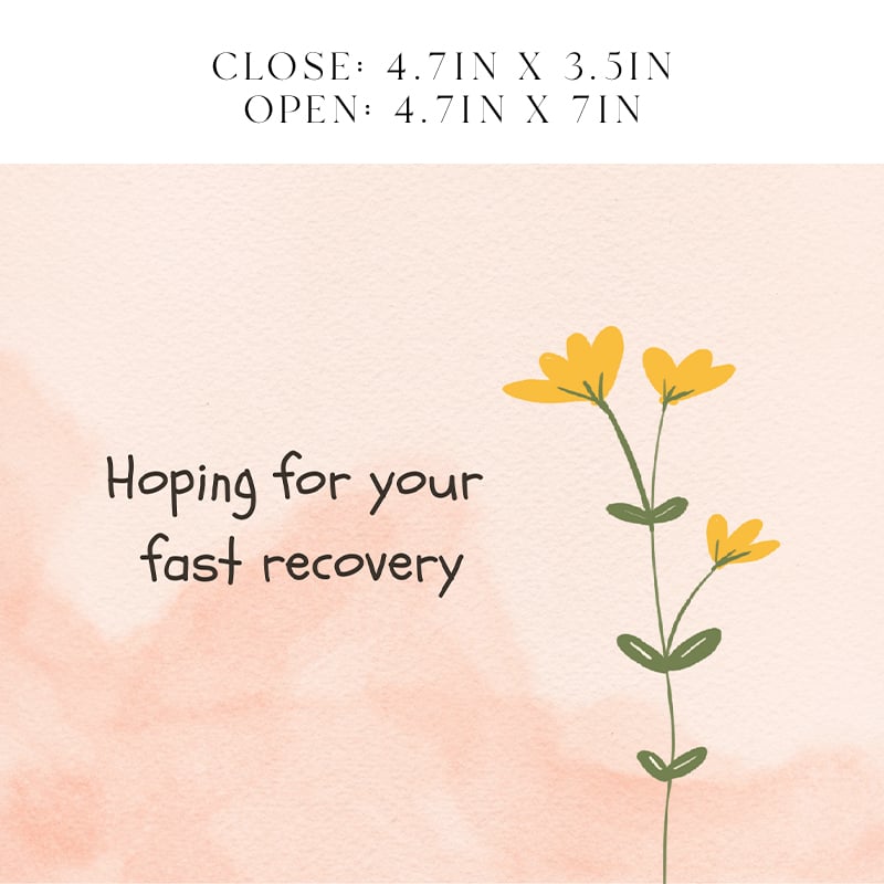 Hoping For You Fast Recovery Card