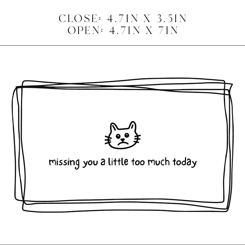 Miss You A Little Much Card