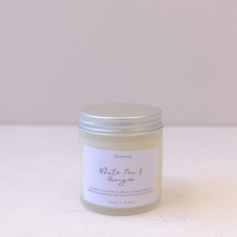 White Tea & Ginger 2.8oz Soy Candle