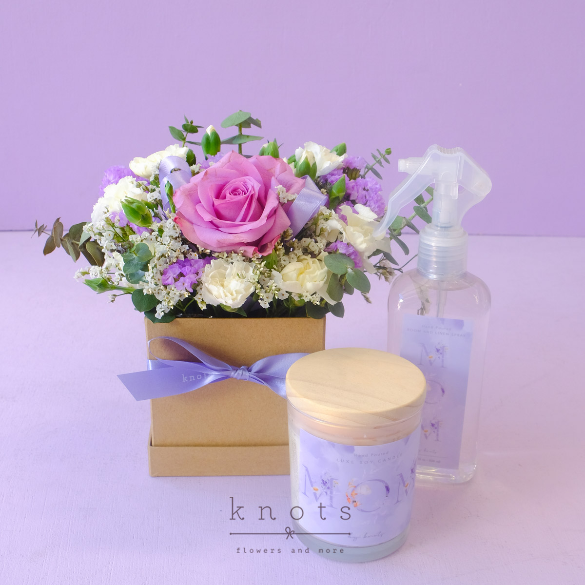 Mom's Picks (Purple Rose and Candle)