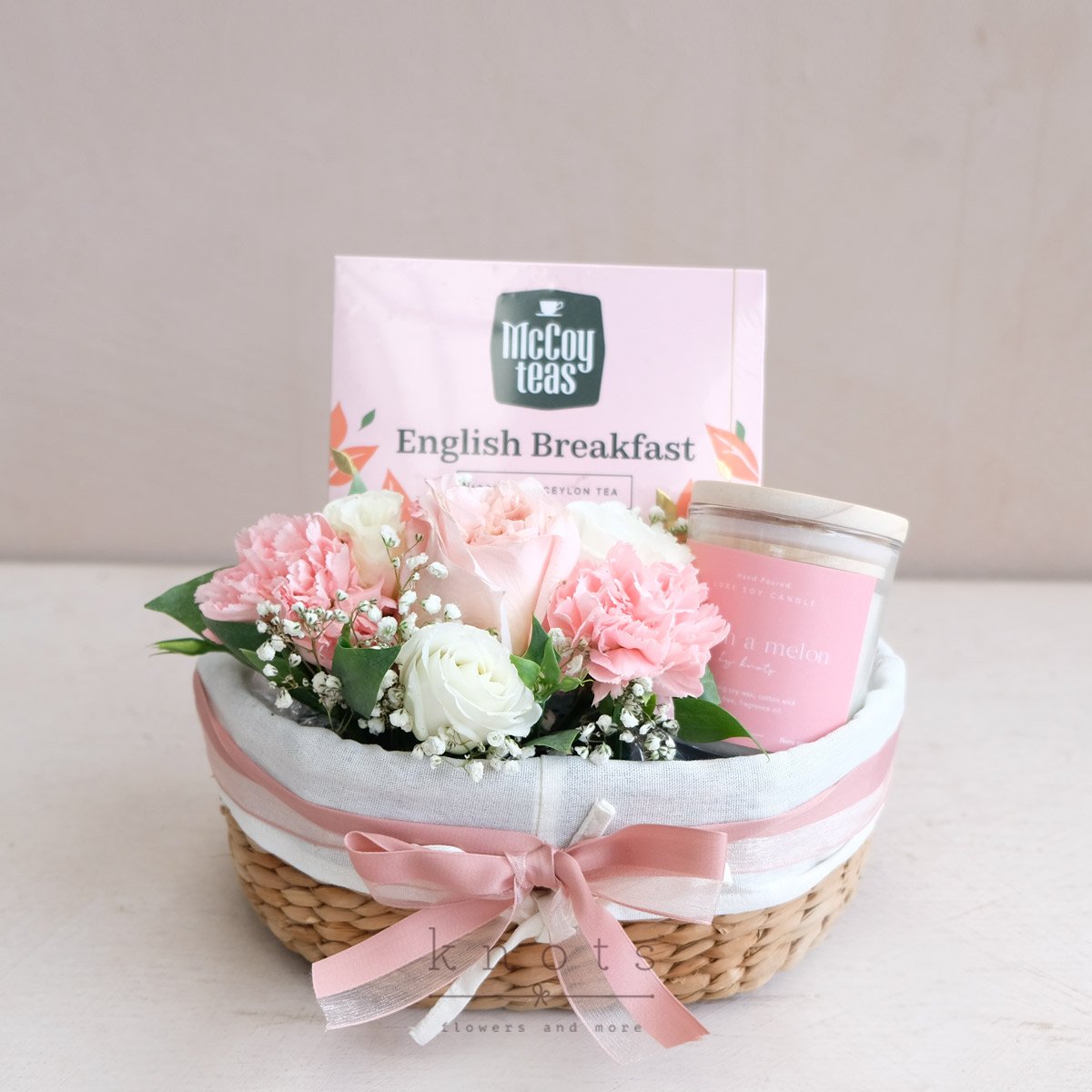 Heartwarming Grace (Flowers with Tea and Candles)