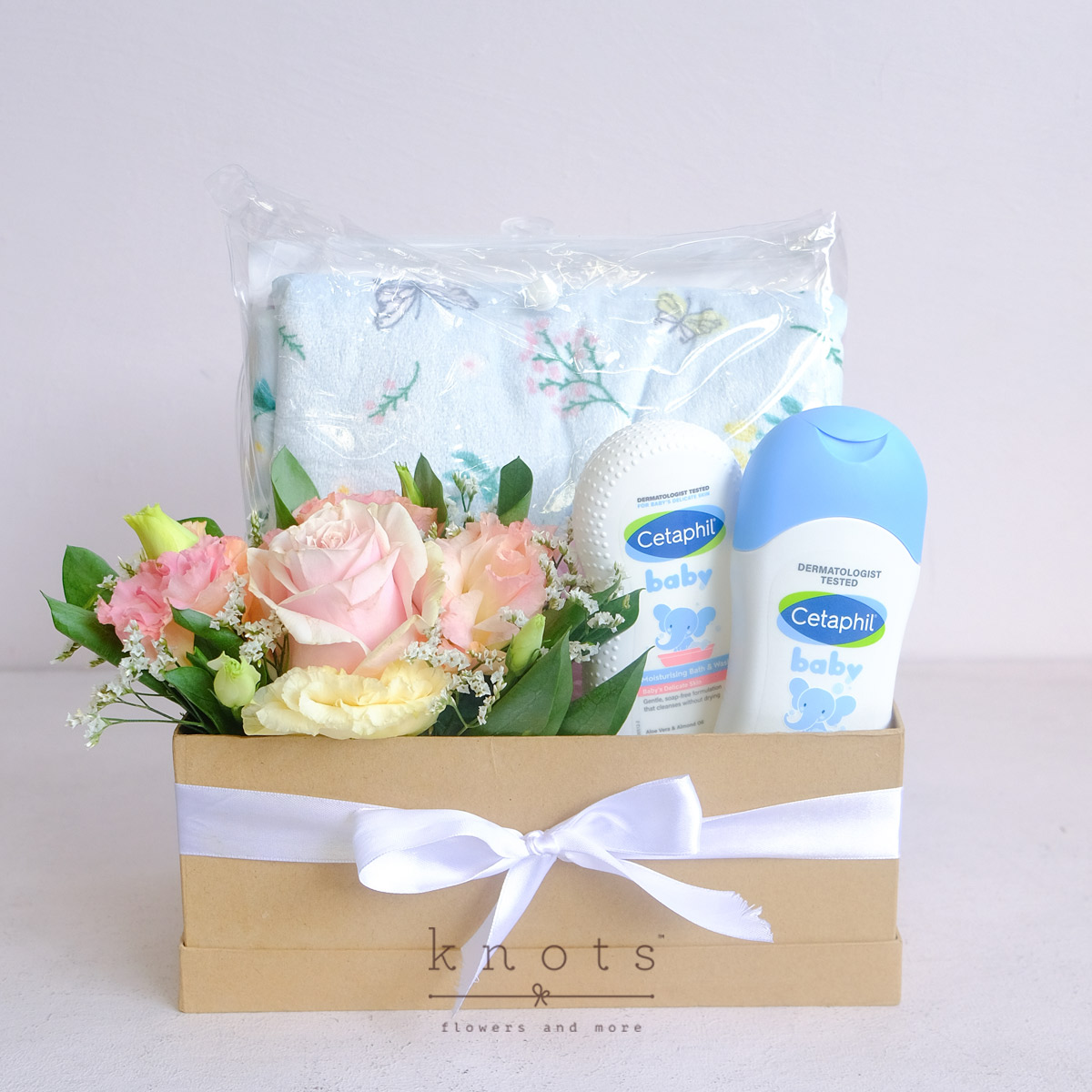Little Blessings (Gift Hamper with Flowers)