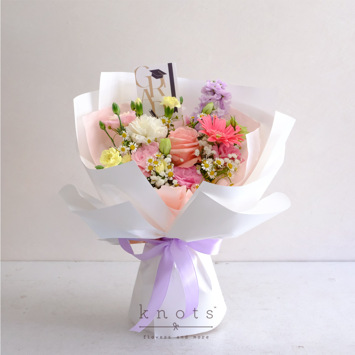 Blooming Achievement (Mixed Flowers Graduation Bouquet)