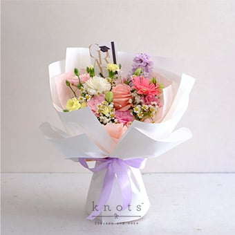 Blooming Achievement (Mixed Flowers Graduation Bouquet)