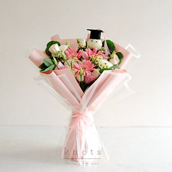 Pink Achievement (Pink Gerbera Bouquet)