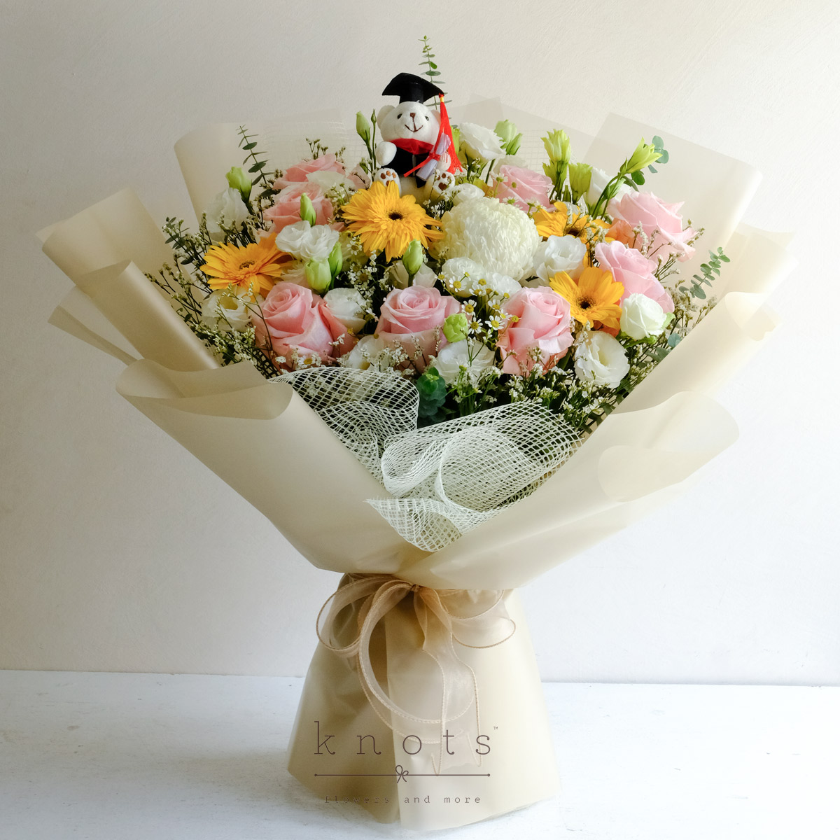 Dreams in Bloom (Mixed Flowers Graduation Bouquet)