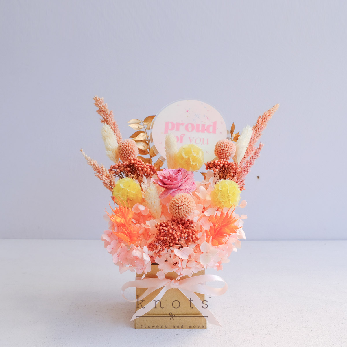 Fulfilled Dreams (Dried Flower Graduation Arrangement)