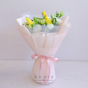 Wildly Smitten (Yellow Tulips Bouquet)