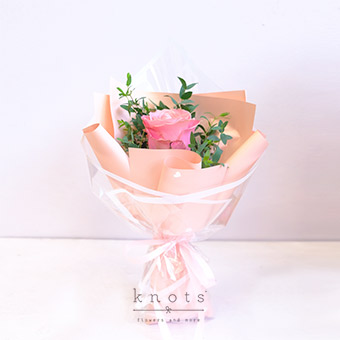 Happy Hugs (Pink Ecuadorian Rose Bouquet)