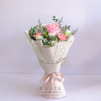 Pinky Sweet Swear (Pink Ecuadorian Rose Bouquet)