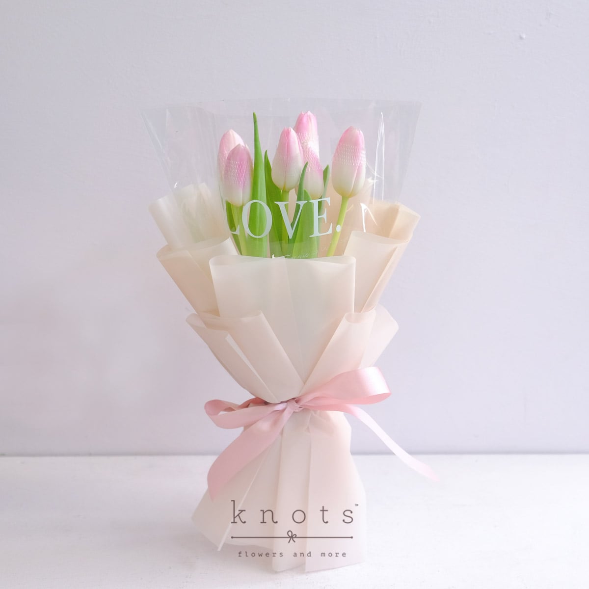 Perfect Love (Pink Tulips Bouquet)