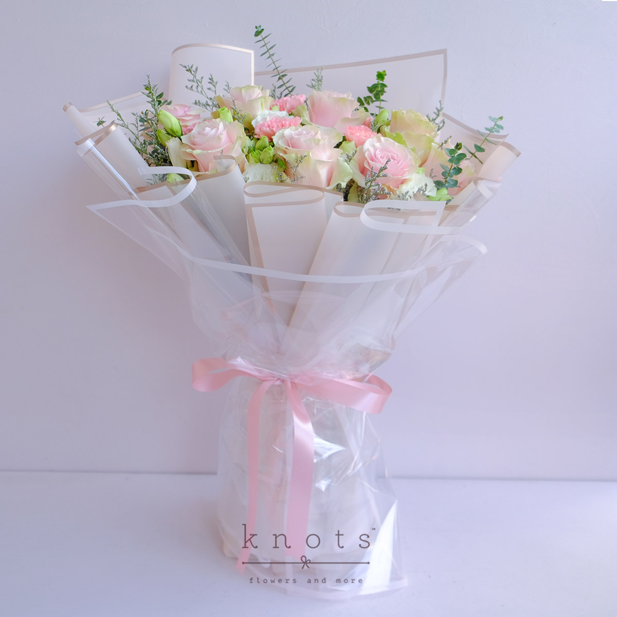 Sweet Lovely You (8 Pink Ecuadorian Roses Bouquet)