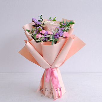 Delighted Heart (Pink Ecuadorian Rose Bouquet)