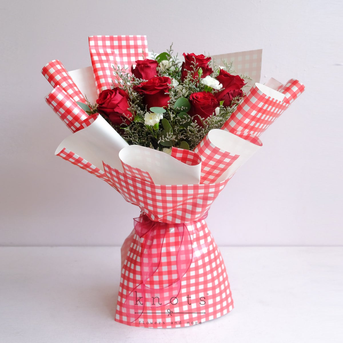 My Love Overflows (6 Red Roses Bouquet)