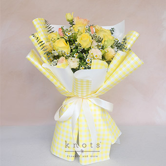 Every Summertime (Yellow Roses & Tulips Bouquet)