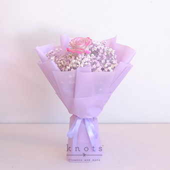 Nicolette (Purple Rose Bouquet)