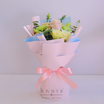 Flourishing Smile (Pink Ecuadorian Rose Bouquet)