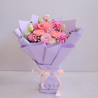 Sonata (Pink Ecuadorian Rose Bouquet)