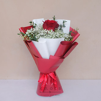 A Day For Love (Red Ecuadorian Rose Bouquet)