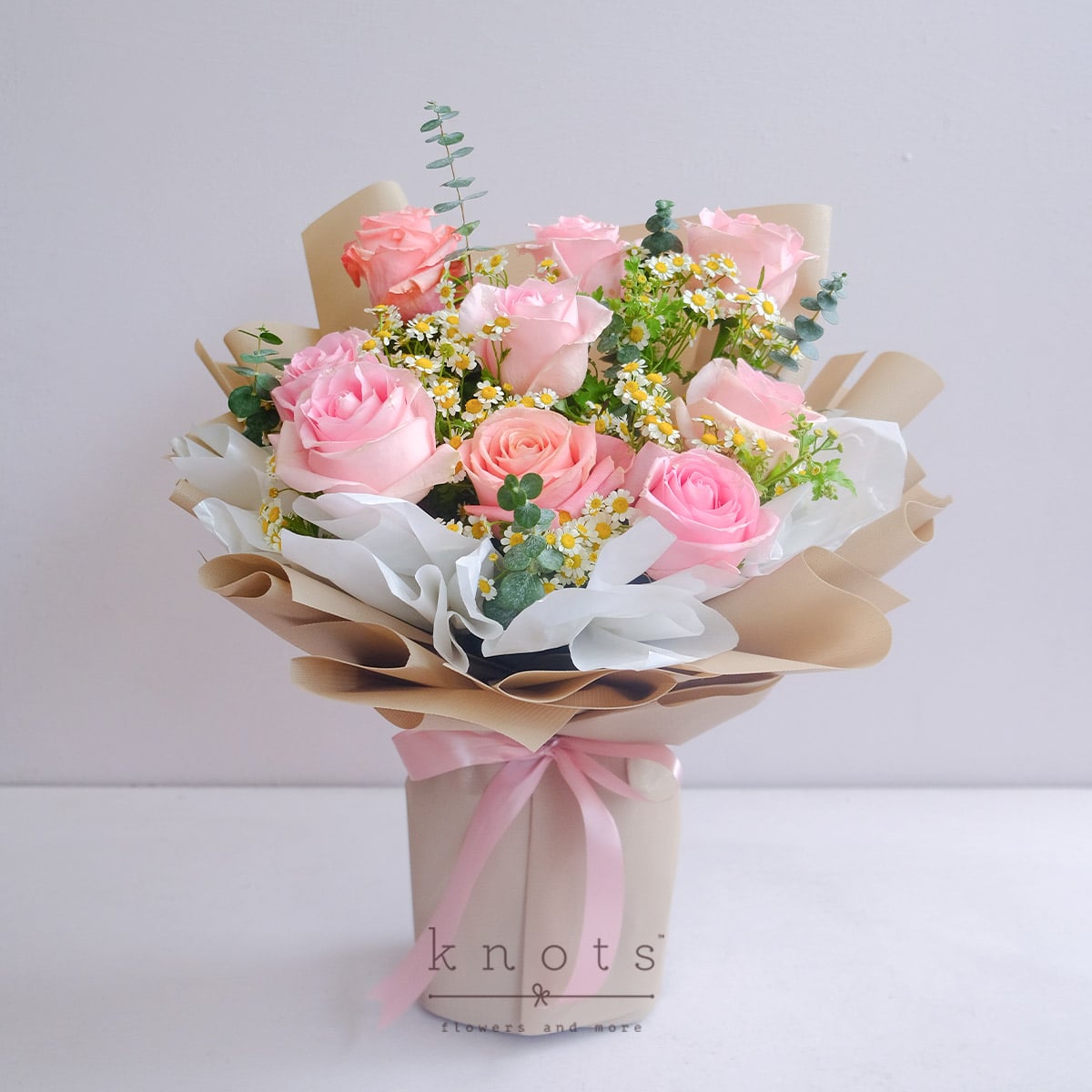 Sweet Charmer (Pink Ecuadorian Roses Bouquet)