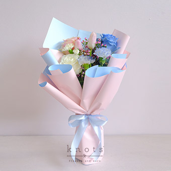 Pretty You (Ecuadorian Rose, Tulips, and Carnation Bouquet)