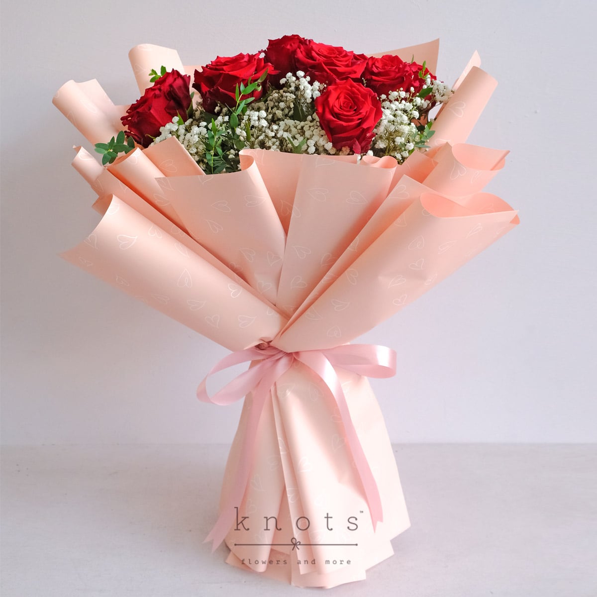Love Spell (12 Red Ecuadorian Roses Bouquet)