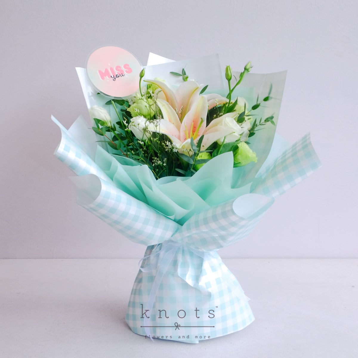 Miss You Much (Pink Lily Bouquet)