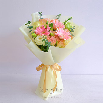 Poetry in Bloom (Pink Gerbera Bouquet)
