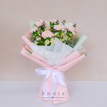 Selfless Love (Pink Carnation Bouquet)
