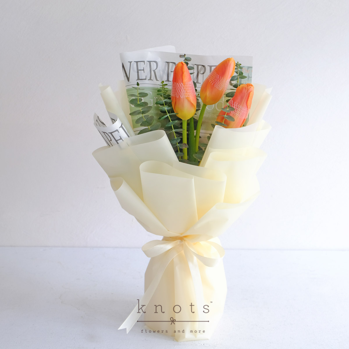 Chasing You (Orange Tulips Bouquet)