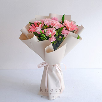 Color Me Sweet (Pink Gerbera & Carnations)