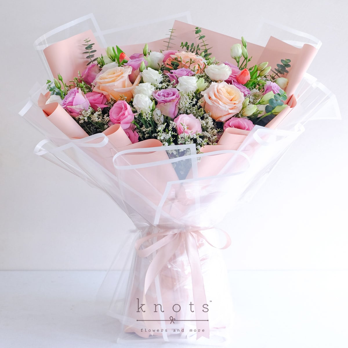 Sweet Girl (Roses and Tulips Bouquet)