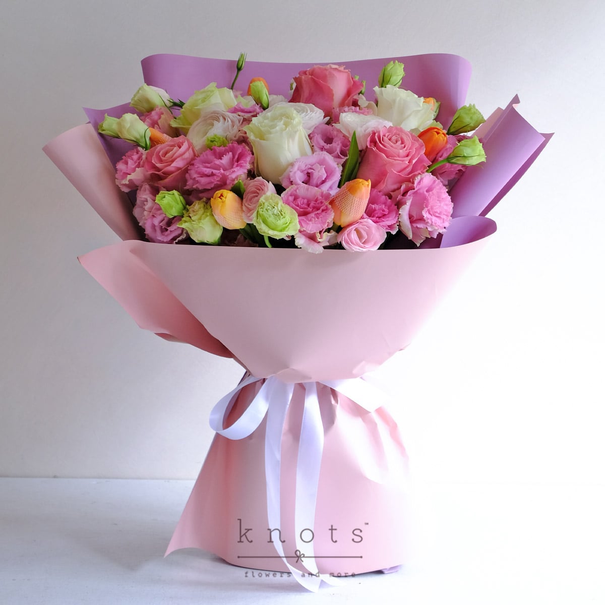My Sweet Magnolia (Roses, Tulips and Ranunculus Bouquet)