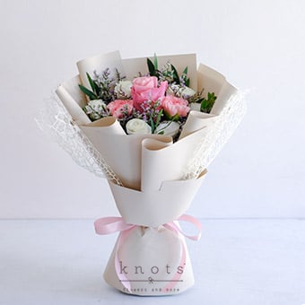 Pinky Sweet Swear (Pink Ecuadorian Rose Bouquet)